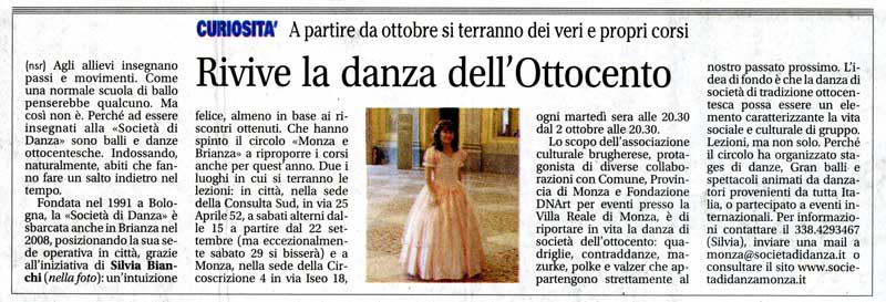 giornale monza 2012